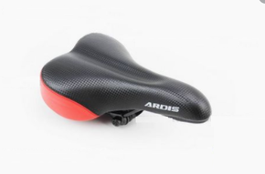 Сиденье черно-красное MTB GS-589