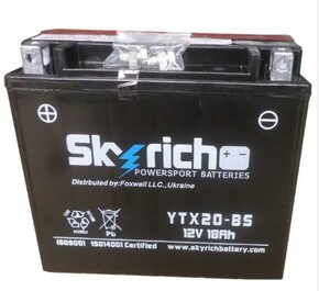 Аккумулятор 12V 18 Ah Skyrich YTX20-BS