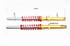 Амортизатор передний 2шт  тип 2