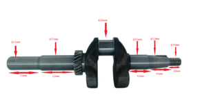 Коленвал газонокосилки Oleo-Mac G 48 PK Comfort Plus L66150423