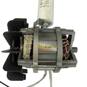 Двигатель 850Вт 16мм 14 мкФ бетономешалки