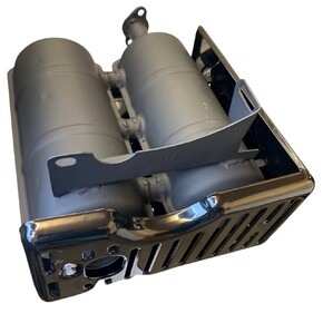 Глушитель генератора двойной с защитой 177F 188F 190F 4-8 кВт