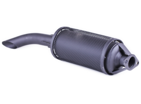 Глушитель под 2 отверстия на мототрактор