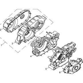 Корпус вариатора в сборе с крышкой CFMOTO CFORCE 800/850 X8 ZForce 800 UForce 800