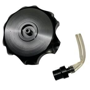 Крышка топливного бака ATV металлическая черная