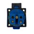 Розетка для генератора европейская синяя 16A 250V  - фото 1
