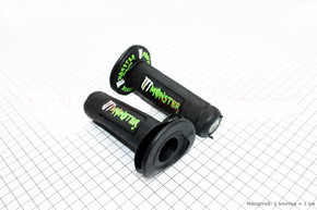Ручка руля  MONSTER ENERGY зеленый