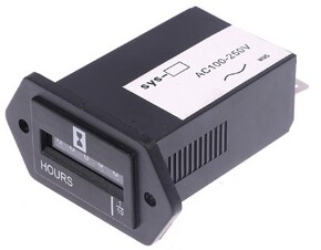 Счетчик моточасов механический AC 100-250V