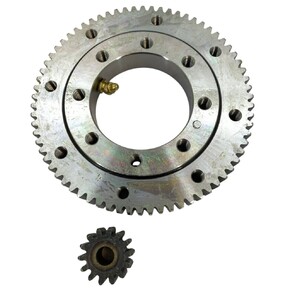 Шестерня поворотная на подшипнике D140