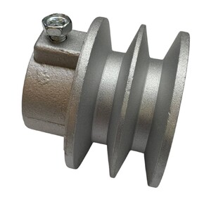 Шкив 2 ручейный 63мм под вал 20мм профиль А