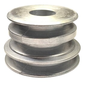 Шкив 3 ручейный алюминиевый Нева под вал 20мм профиль А