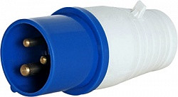 Силовая вилка SF-023  32A-6h 220-250V 