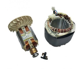 Статор в сборе с ротором 100мм для бензинового генератора (короткий конус)